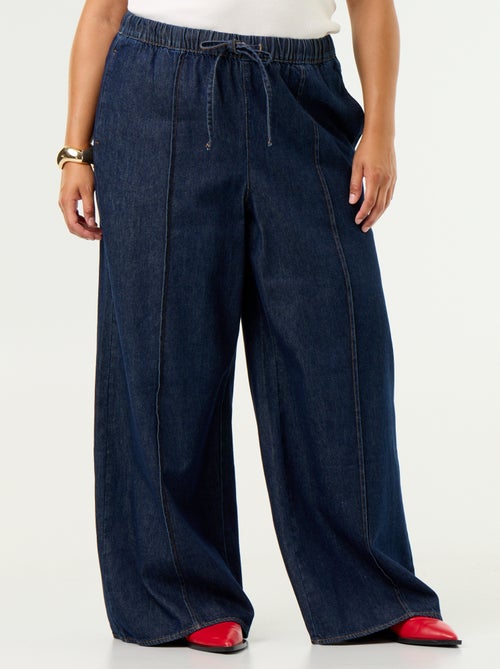 Pantalone denim wide leg - Kiabi