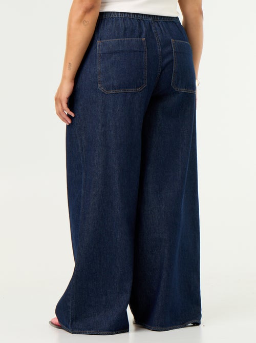 Pantalone denim wide leg - Kiabi