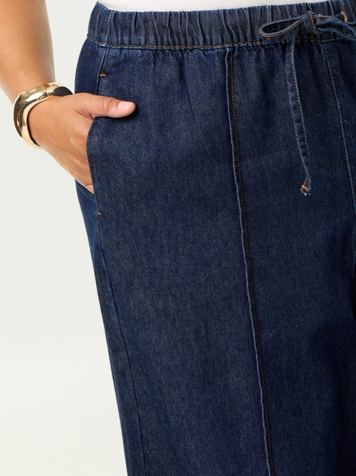 Pantalone denim wide leg - Kiabi