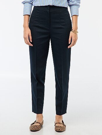Pantaloni dritti a vita alta