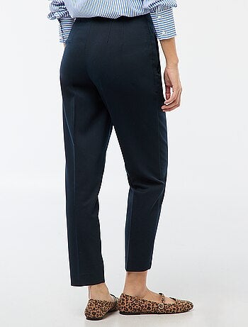 Pantaloni dritti a vita alta