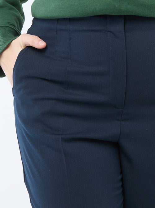 Pantalone dritto a vita alta - Kiabi