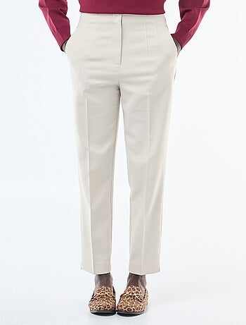 Pantaloni dritti a vita alta