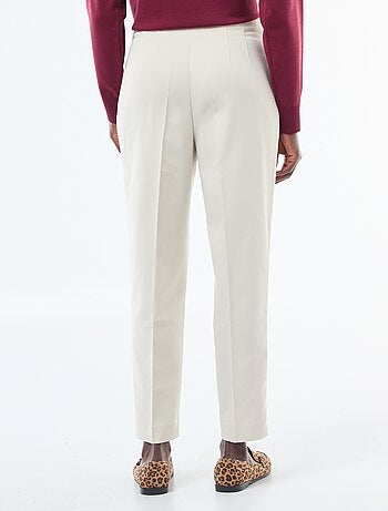 Pantaloni dritti a vita alta
