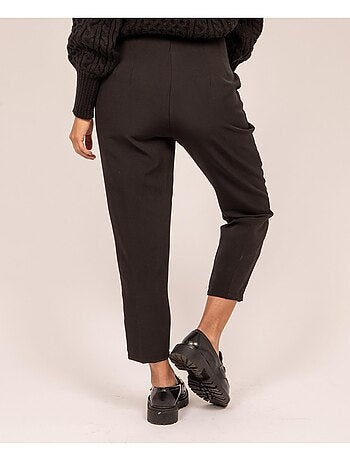 Pantalone dritto con pinces EZARA