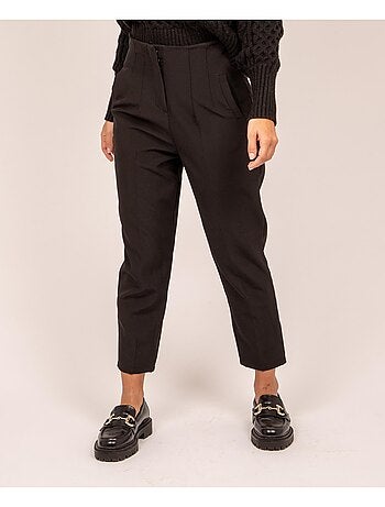 Pantalone dritto con pinces EZARA