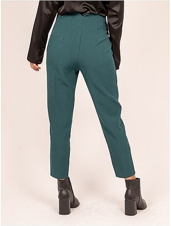 Pantalone dritto con pinces EZARA