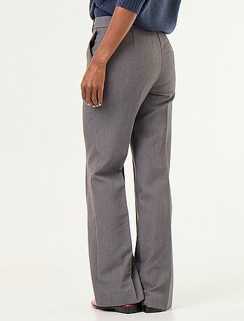 Pantalone dritto con vita cinturata