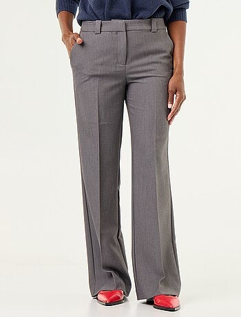 Pantalone dritto con vita cinturata