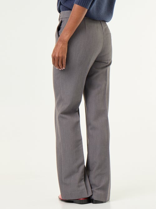 Pantalone dritto con vita cinturata - Kiabi