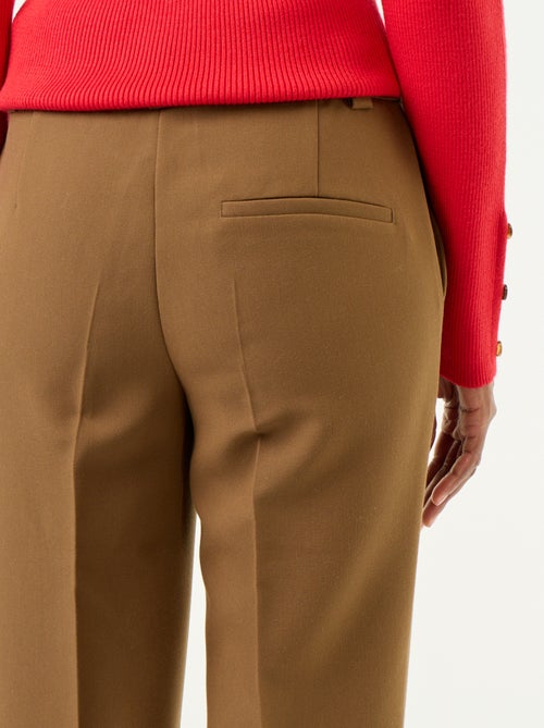 Pantalone dritto con vita cinturata - Kiabi