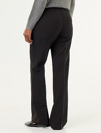 Pantalone dritto con vita cinturata