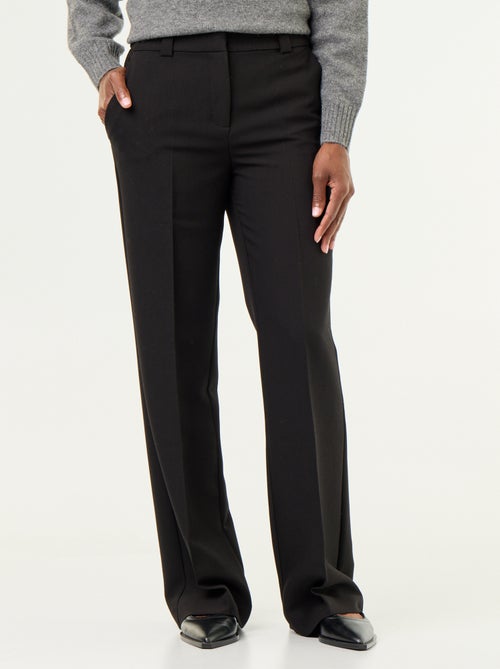 Pantalone dritto con vita cinturata - Kiabi