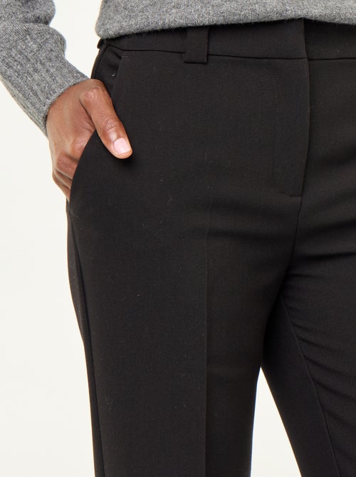 Pantalone dritto con vita cinturata - Kiabi