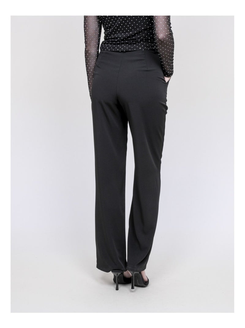 Pantalone dritto ELMEDINA Nero - Kiabi