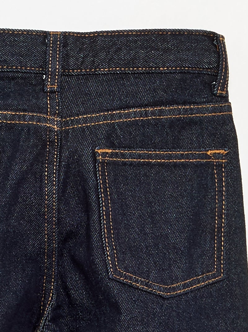 Pantalone dritto in denim Blu - Kiabi