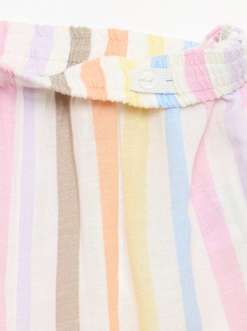 Pantalone dritto in lino misto - Kiabi