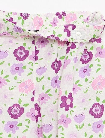 Pantalone dritto in lino misto