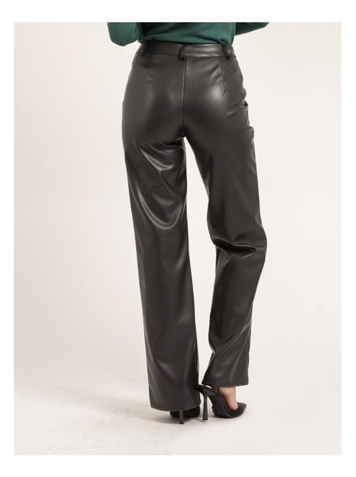 Pantalone dritto in similpelle EVANIA - Kiabi