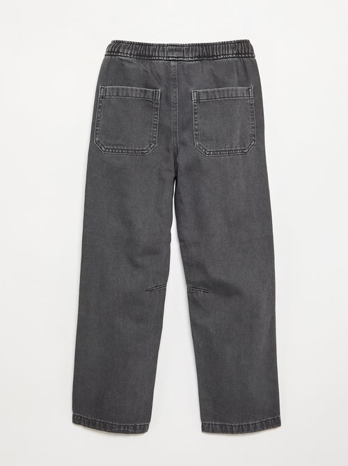 Pantalone dritto in twill - vestibilità aderente - Kiabi Pantalone dritto in twill - vestibilità aderente - Kiabi