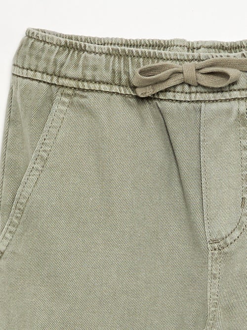 Pantalone dritto in twill - vestibilità aderente - Kiabi Pantalone dritto in twill - vestibilità aderente - Kiabi
