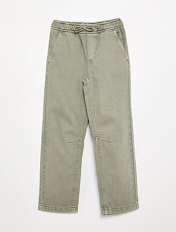 Pantalone dritto in twill