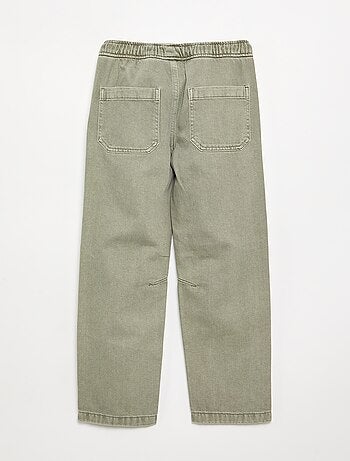 Pantalone dritto in twill