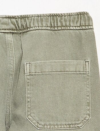 Pantalone dritto in twill