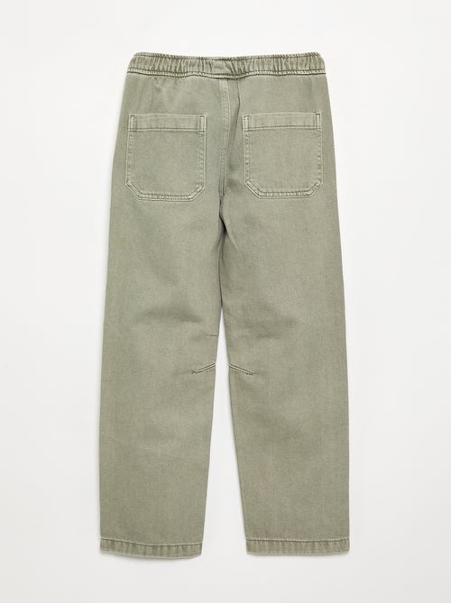 Pantalone dritto in twill - Kiabi Pantalone dritto in twill - Kiabi