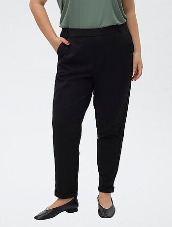 Pantalone dritto tinta unita