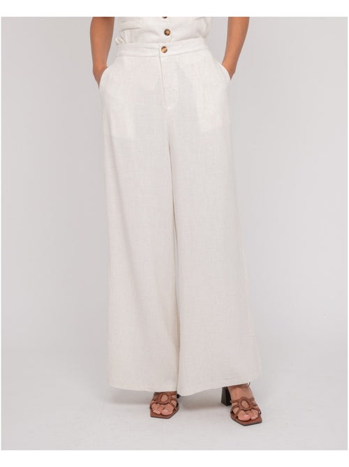 Pantalone effetto lino EVELISE - Kiabi