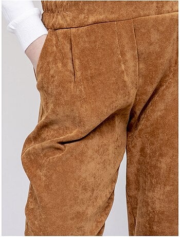 Pantalone effetto velluto EBILA