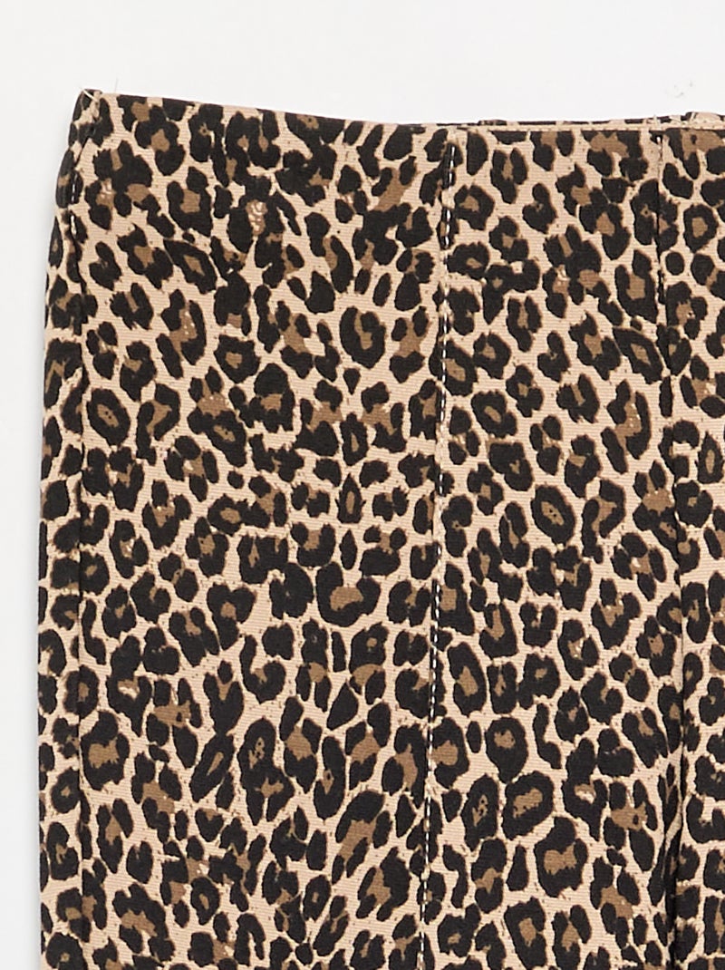 Pantalone flare Beige - Kiabi