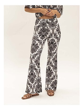 Pantalone flare con motivi EDARZINE