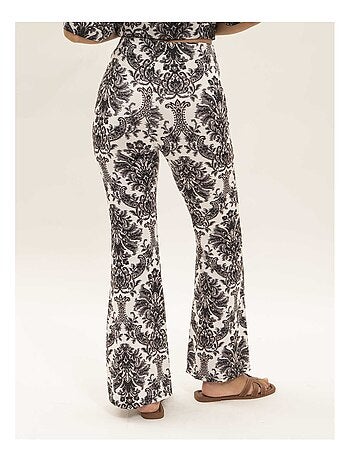 Pantalone flare con motivi EDARZINE