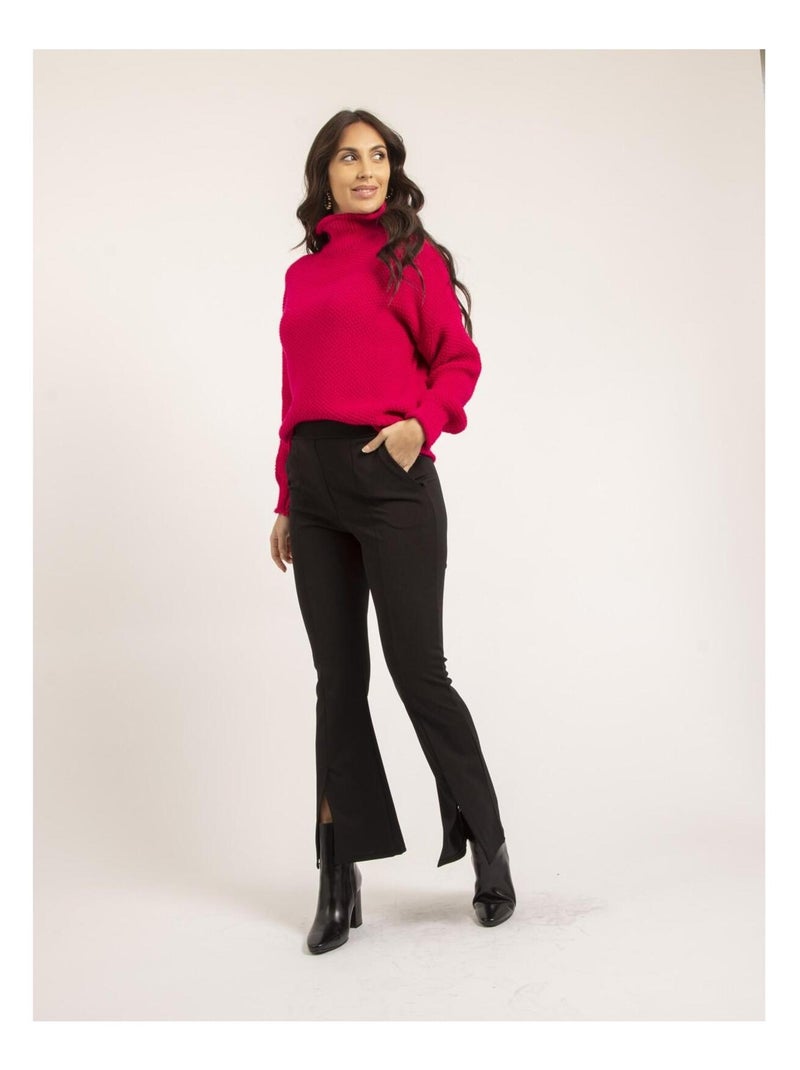 Pantalone flare ENORA Nero - Kiabi