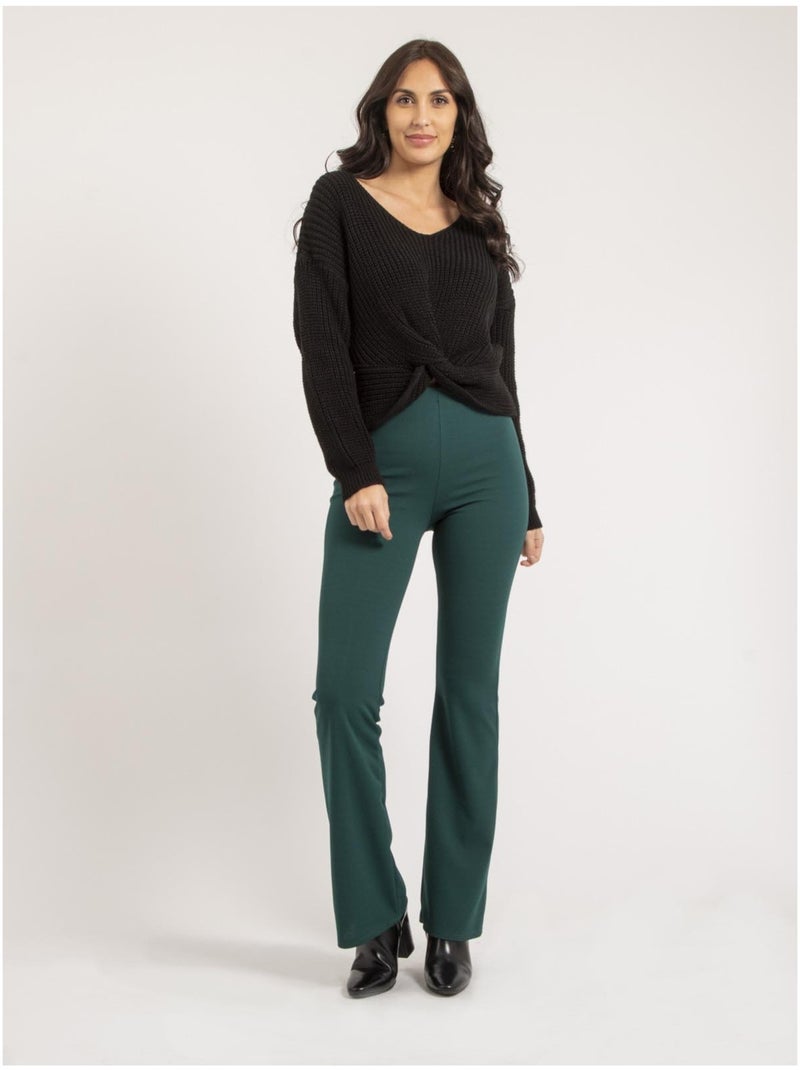 Pantalone flare ETIENNA Verde foresta - Kiabi
