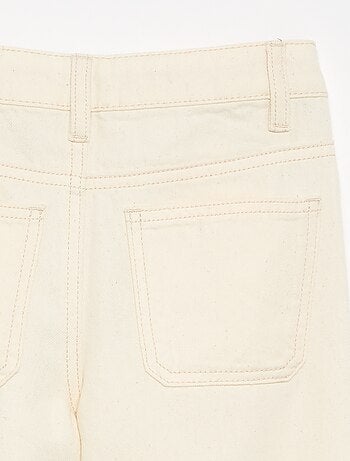 Pantalone flare in denim