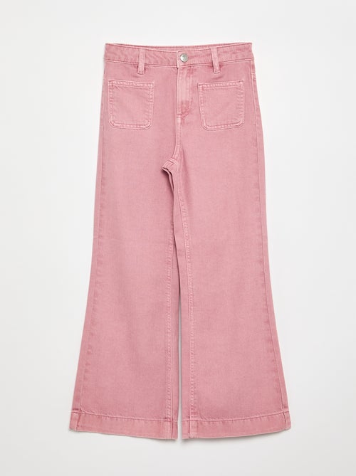 Pantalone flare in denim - Kiabi Pantalone flare in denim - Kiabi