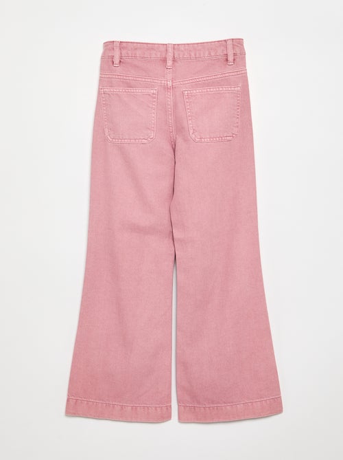 Pantalone flare in denim - Kiabi Pantalone flare in denim - Kiabi
