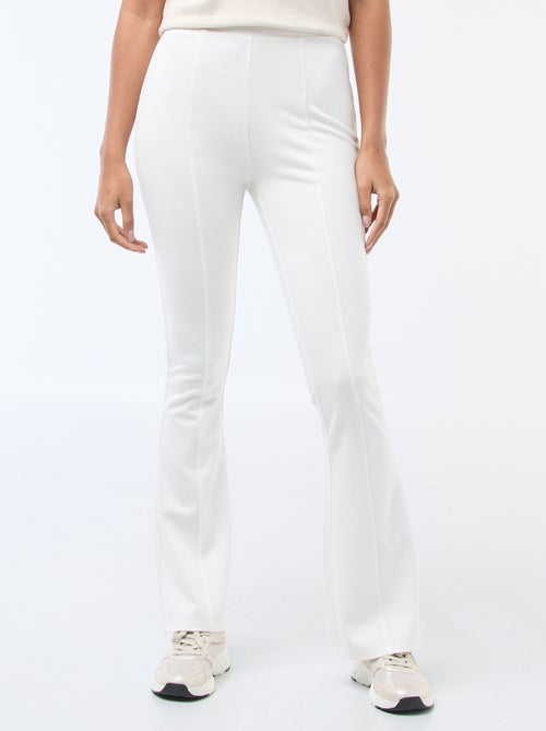 Pantalone flare in maglia ultra-stretch - Kiabi