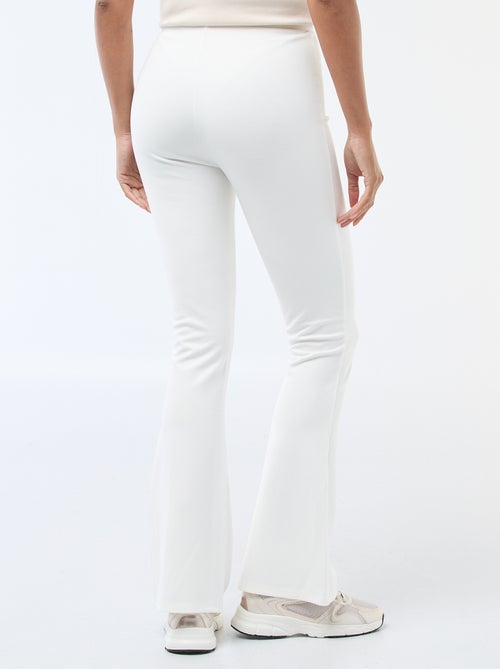 Pantalone flare in maglia ultra-stretch - Kiabi