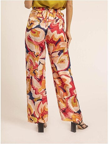 Pantalone fluido con motivi ECRINE