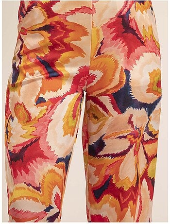 Pantalone fluido con motivi ECRINE