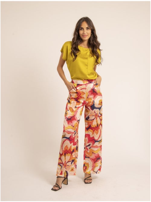 Pantalone fluido con motivi ECRINE - Kiabi