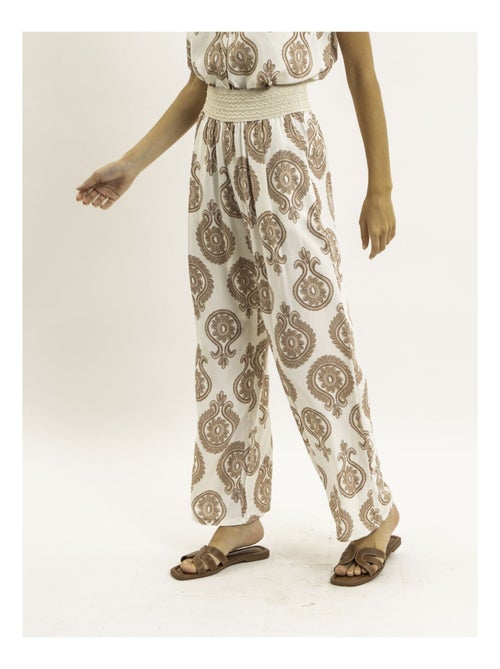 Pantalone fluido con motivi EMILINE - Kiabi