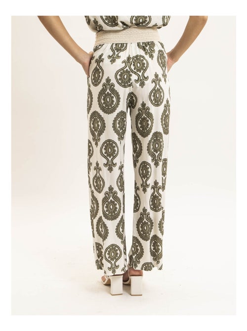 Pantalone fluido con motivi EMILINE - Kiabi
