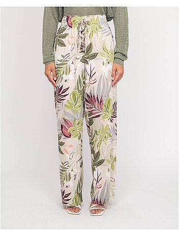 Pantalone fluido con motivi ETIANA