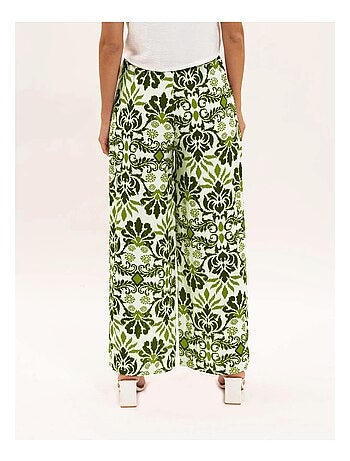 Pantalone fluido con motivi ETOBIA