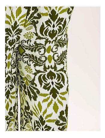Pantalone fluido con motivi ETOBIA